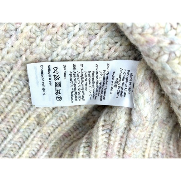 J. Crew Women's S Merino Wool Blend Pastel Rainbow Confetti Cozy Knit Sweater - Picture 11 of 13